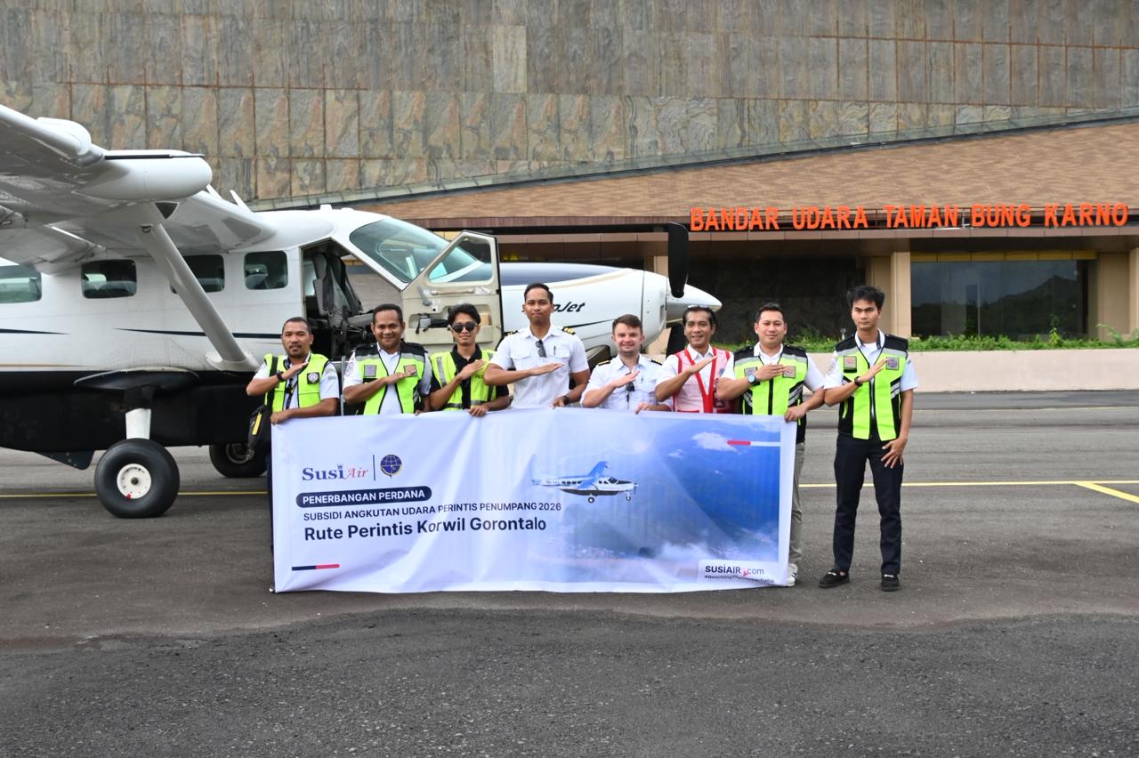 Gambar Artikel Penerbangan Perdana Subsidi Angkuta...