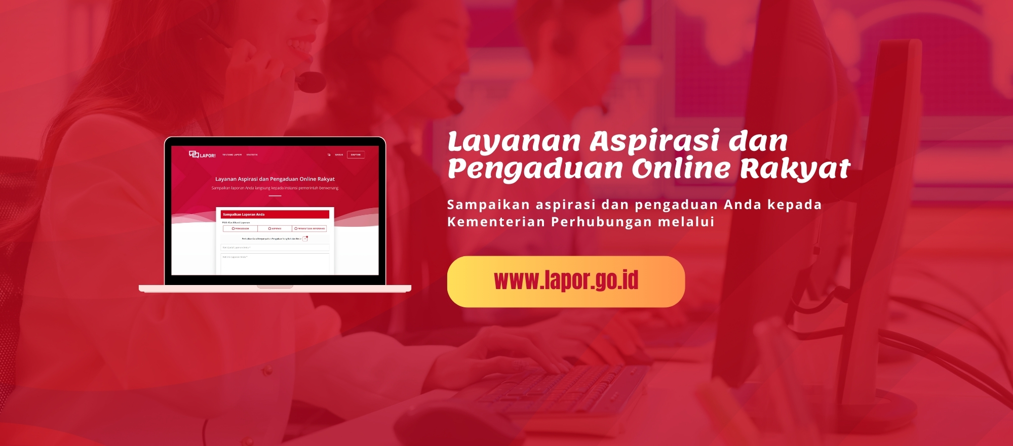 Layanan Aspirasi dan Pengaduan Online Rakyat