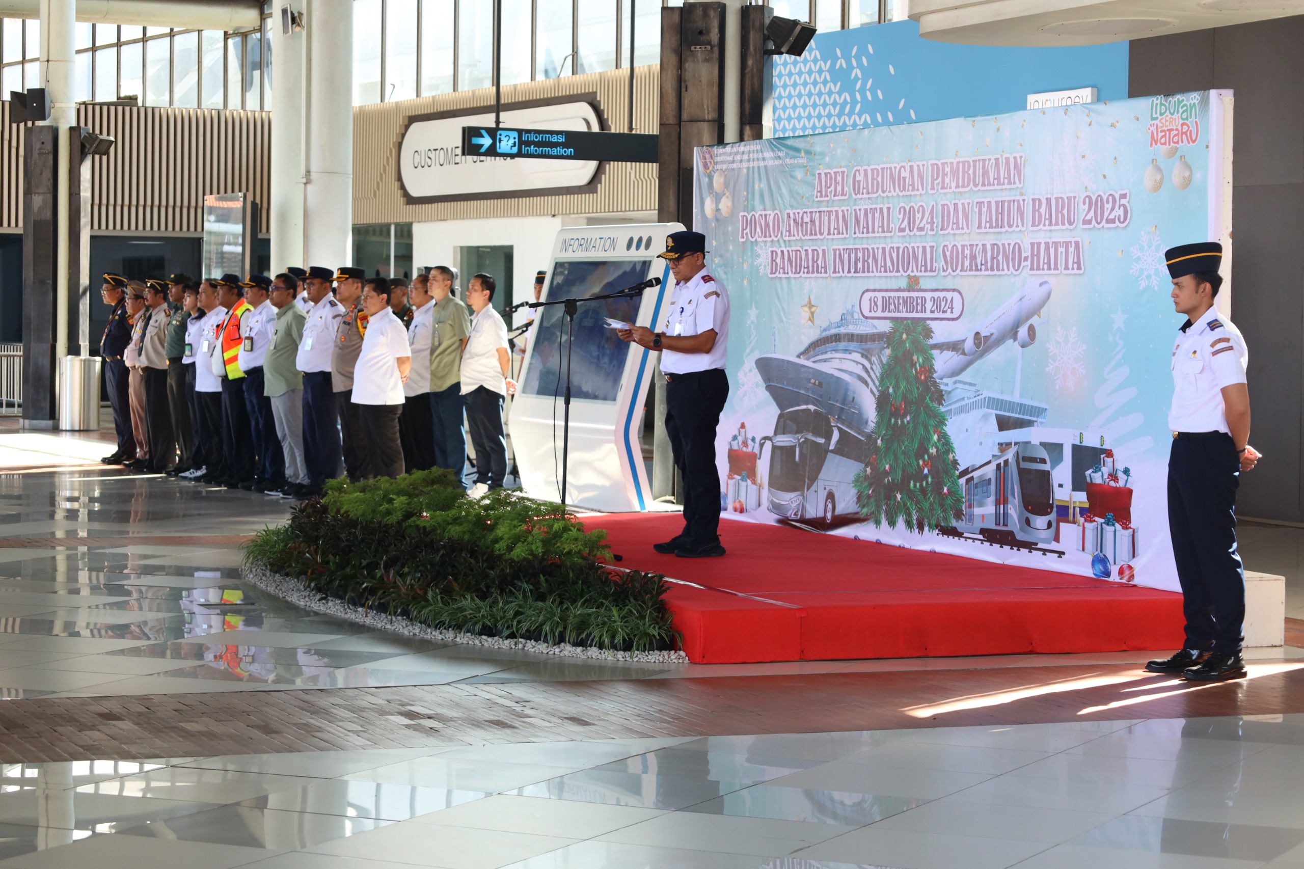 Gambar Artikel Posko Angkutan Udara Natal dan Tahu...