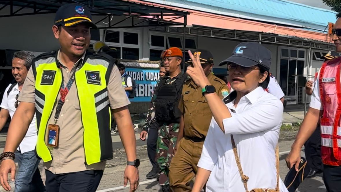 Gambar Artikel Dirjen Hubud Tinjau Bandara Nabire ...