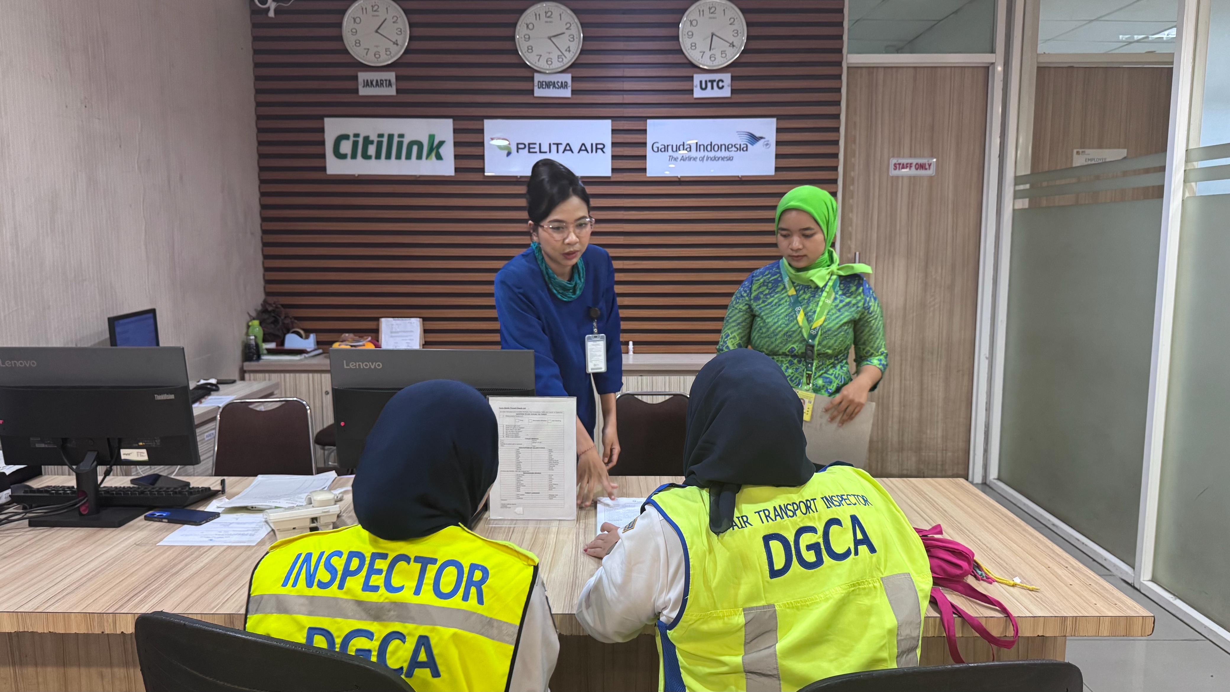 Gambar Informasi Terkini Ditjen Hubud Lakukan Inspeksi Angku...