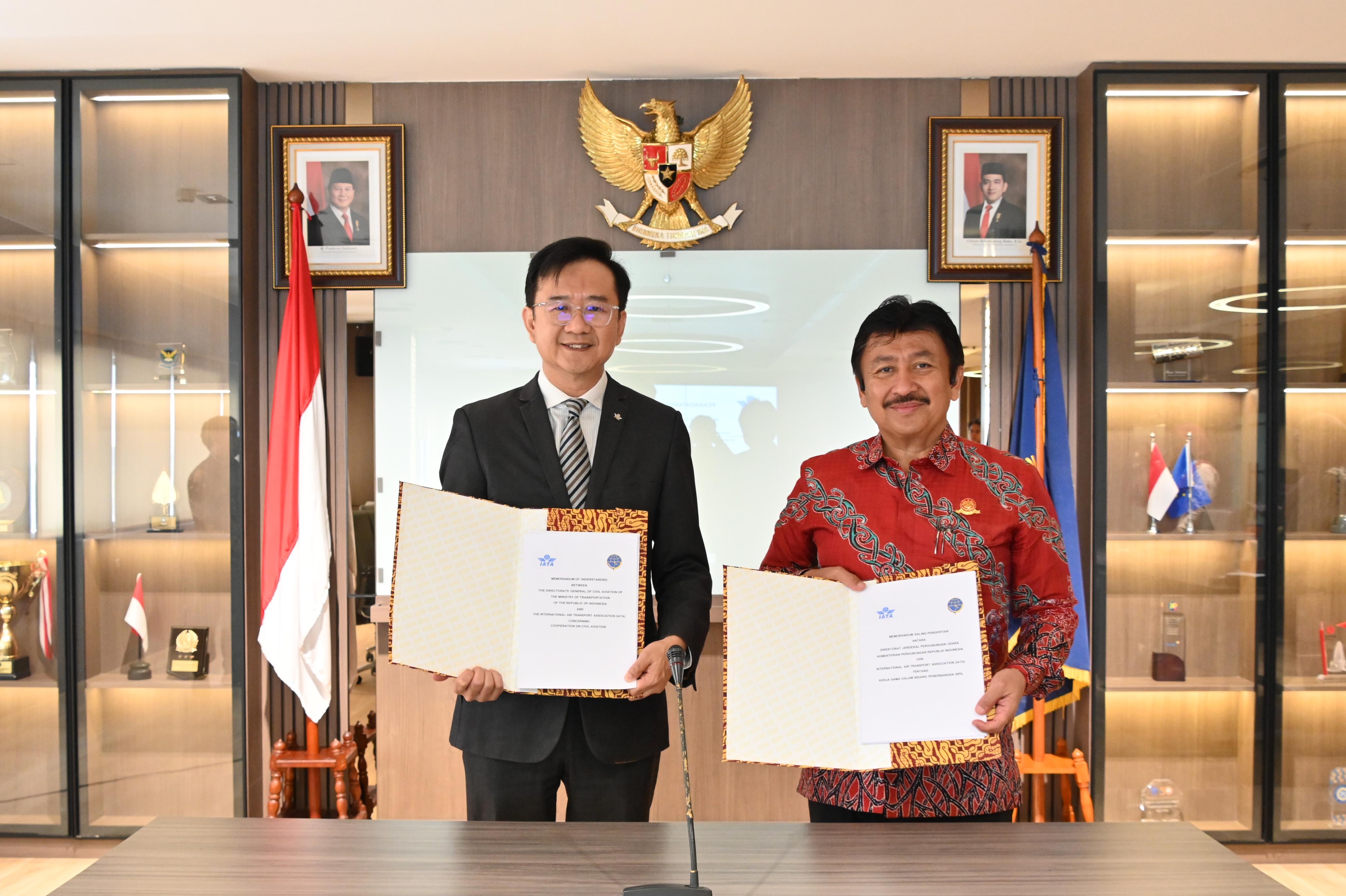 Gambar Informasi Terkini Kemenhub dan IATA Sepakati MoU Payu...