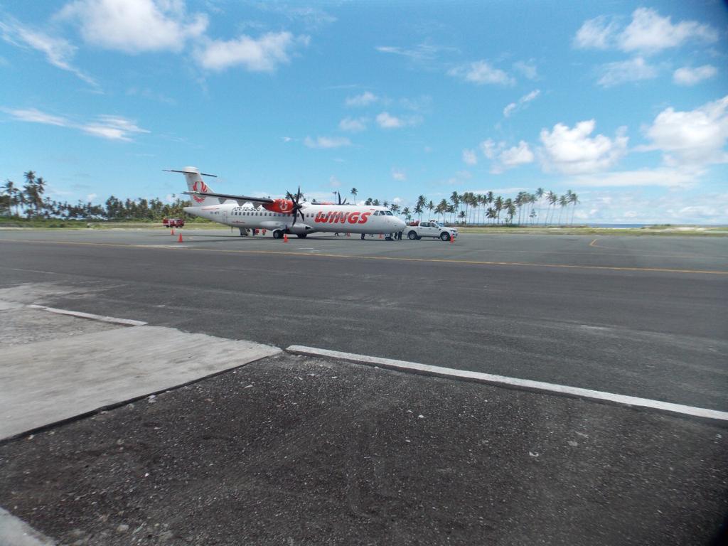 Foto Bandara Apron Bandara Miangas