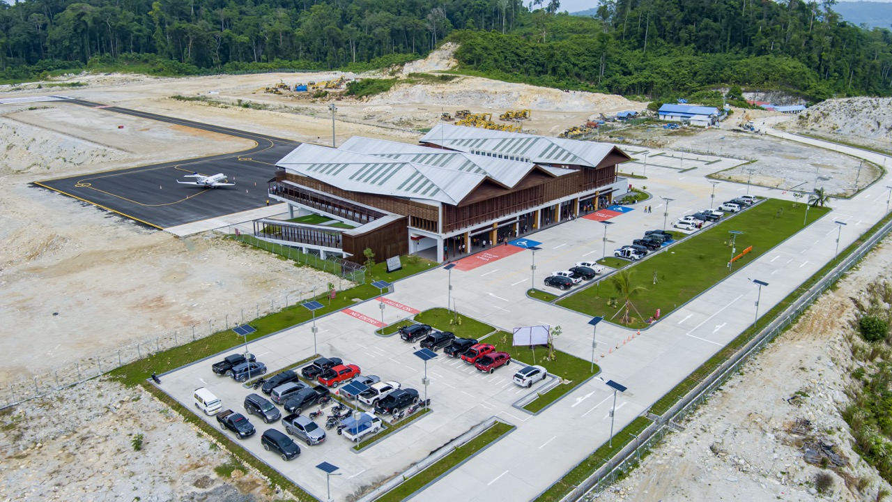 Foto Bandara Terminal Penumpang foto udara