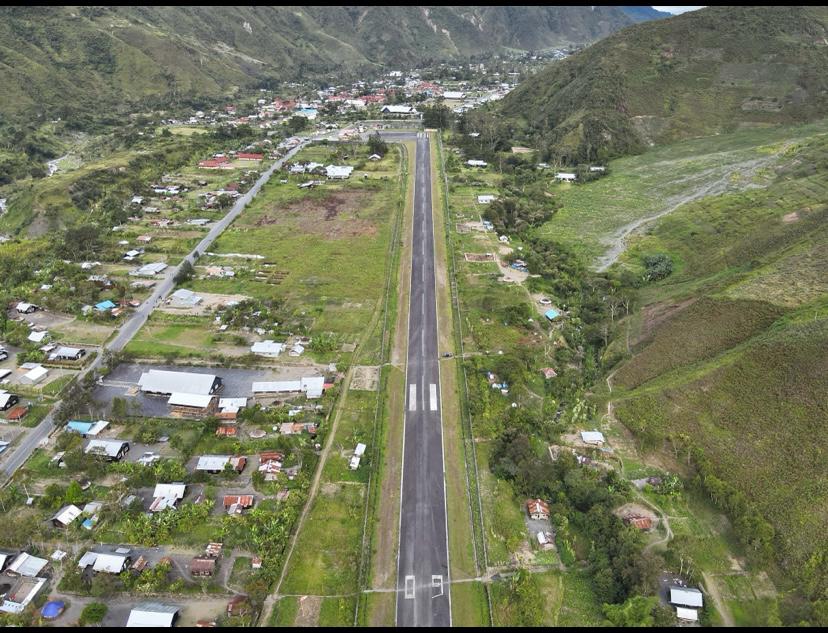 Foto Bandara Tampilan Dari Drone