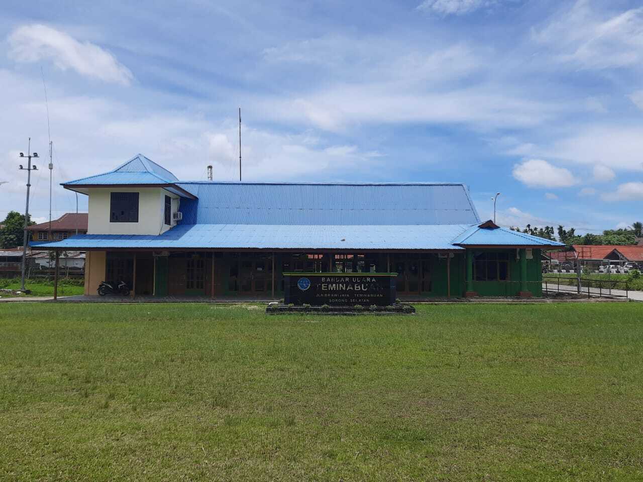 Foto Bandara Terminal Bandara dari Sisi Udara