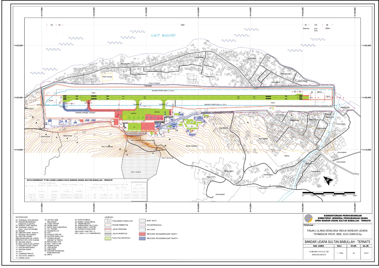 Gambar Peta Bandara RENCANA PENGEMBANGAN BANDAR UDARA