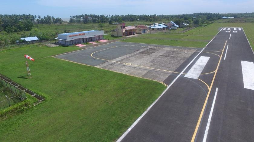 Foto Bandara Foto Udara Bandara Okaba