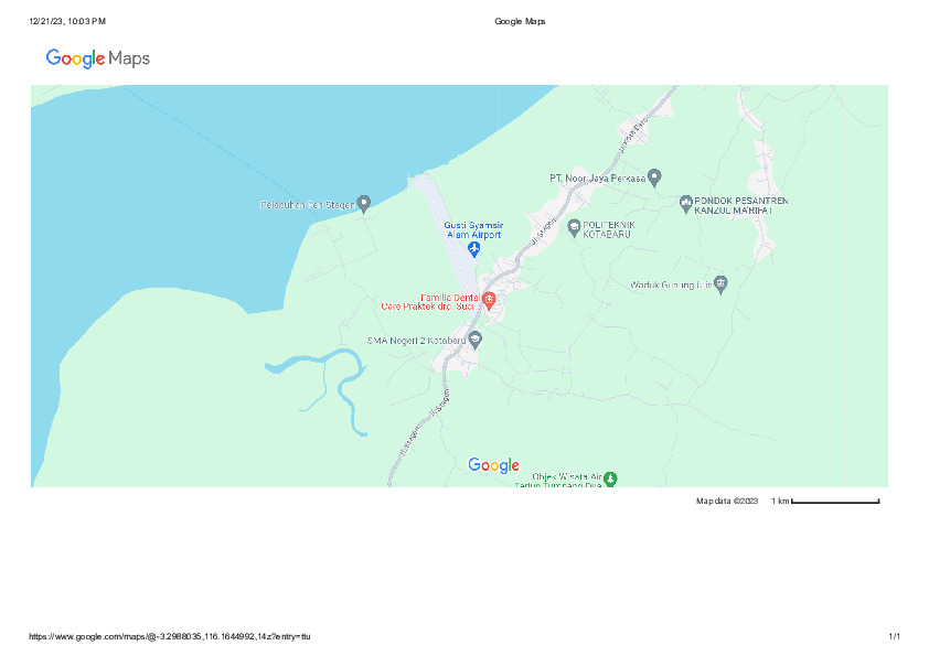 Gambar Peta Bandara Bandar Udara Udara Gusti Sjamsir Alam terletak di Jl. Raya Stagen KM 10, Desa Stagen, Kecamatan Pulau Laut Utara, Kabupaten Kotabaru, Provinsi Kalimantan Selatan