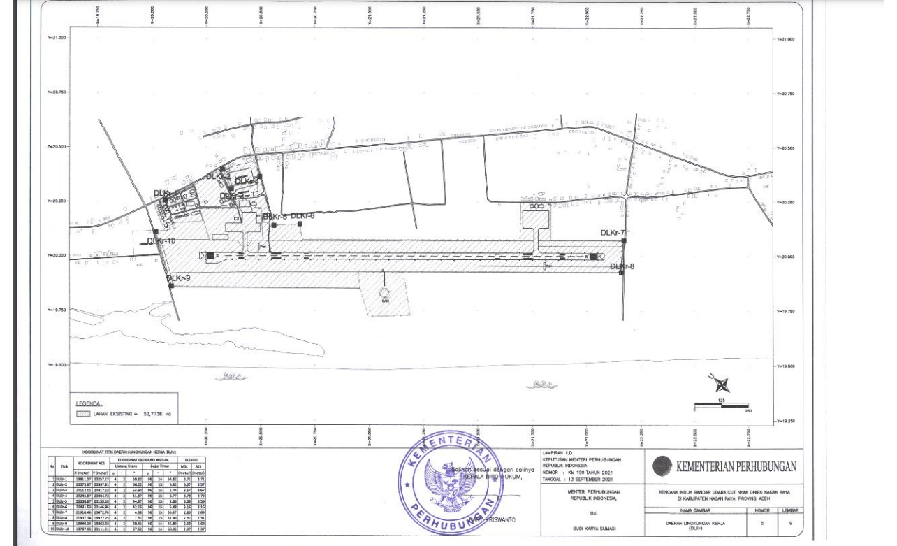 Gambar Peta Bandara PETA BANDARA DARI MASTER PLAN