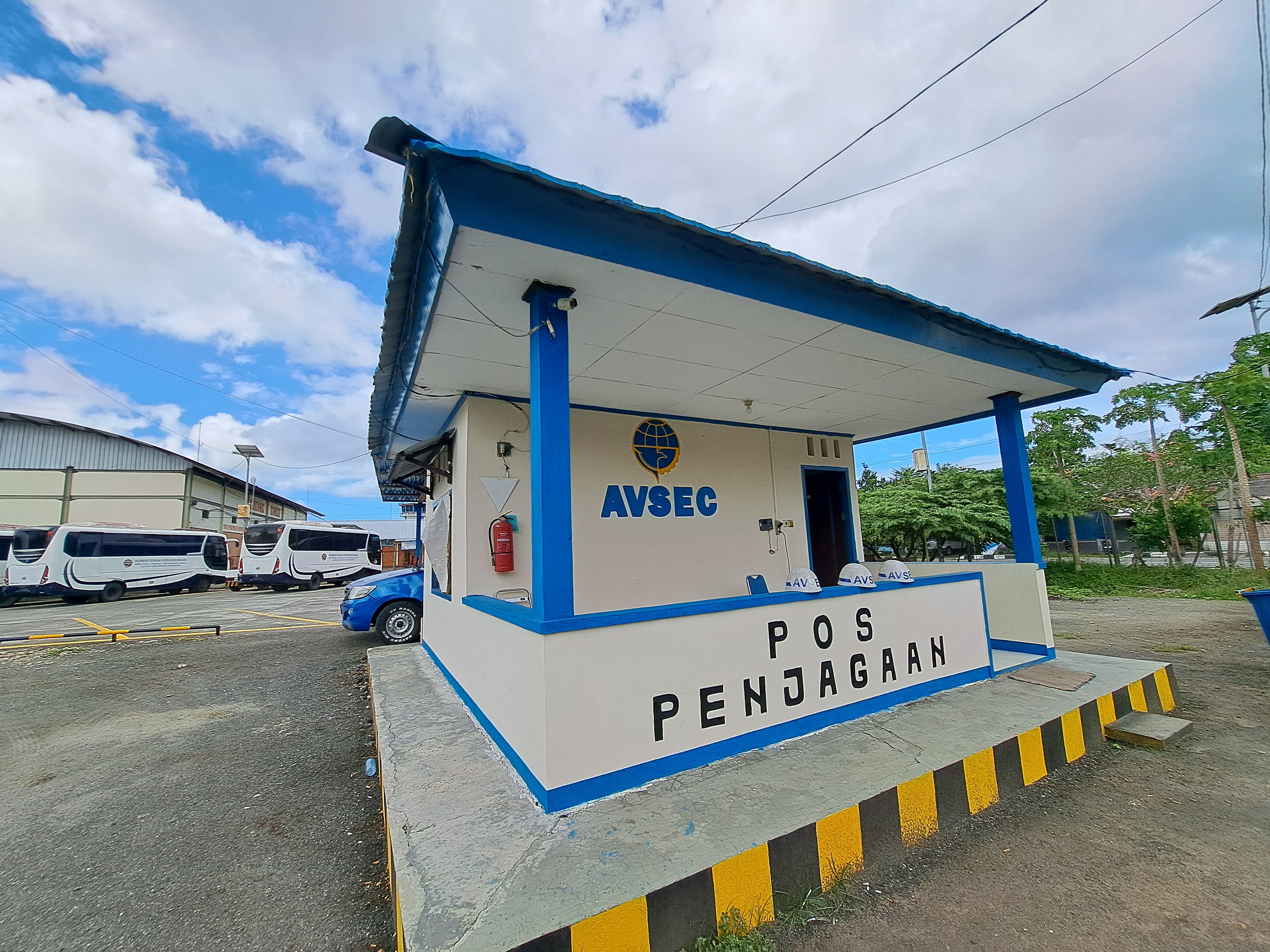 Foto Bandara Pos Penjagaan Perimeter