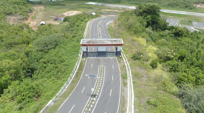 Foto Bandara Gerbang masuk Satpel Bandar Udara Sitaro