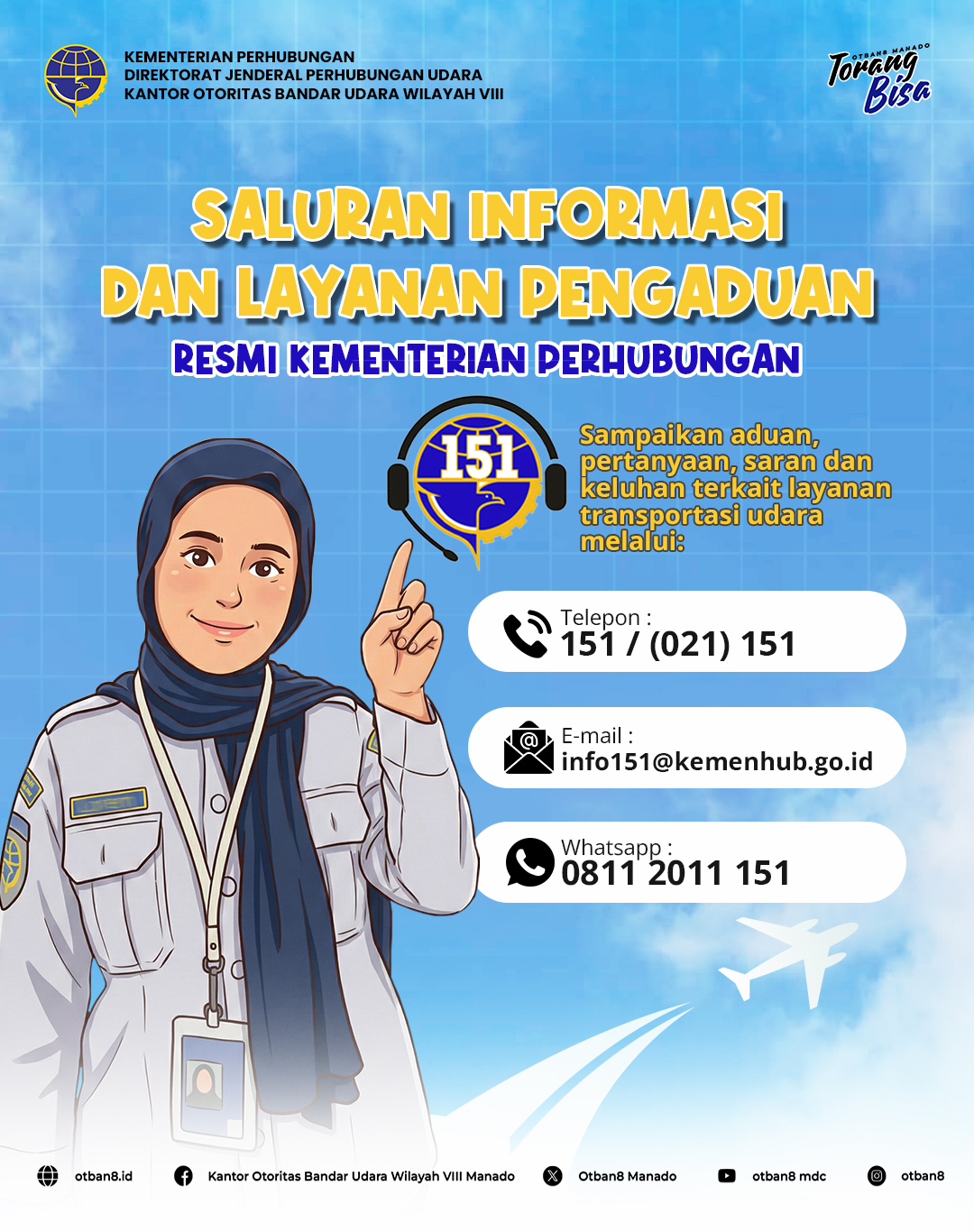 Saluran Informasi dan Layanan Pengaduan Resmi Kementerian Perhubungan
