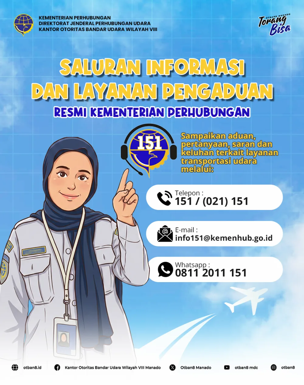 Saluran Informasi dan Layanan Pengaduan Resmi Kementerian Perhubungan