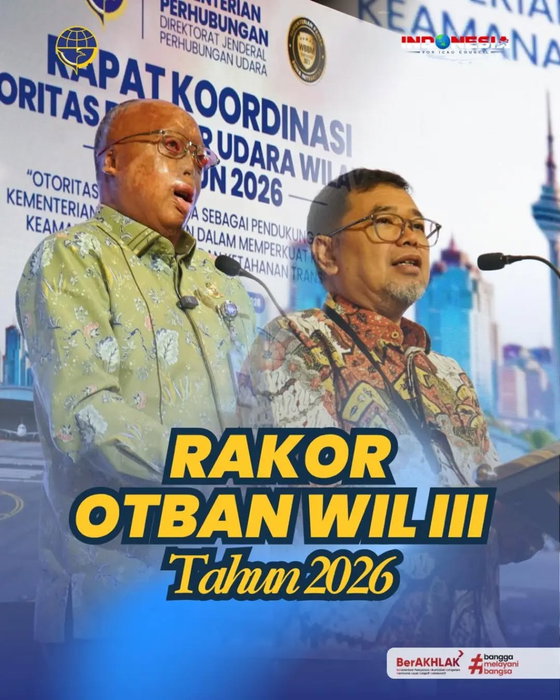✈️ RAKOR OTORITAS BANDAR UDARA WILAYAH III TAHUN 2026 Keselamatan penerbangan merupakan tanggung jawab bersama yang mem…