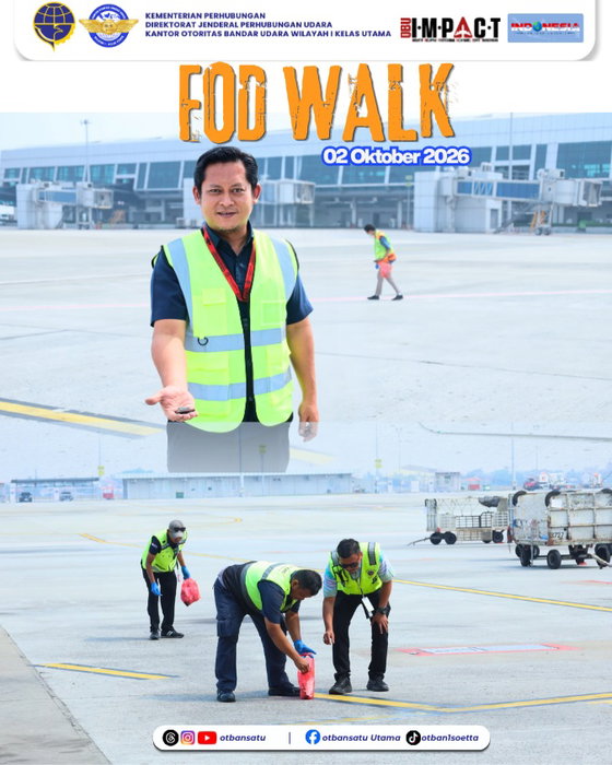 Pembersihan Foreign Object Debris (FOD) merupakan langkah krusial untuk memastikan airside tetap aman dan bebas dari ba…