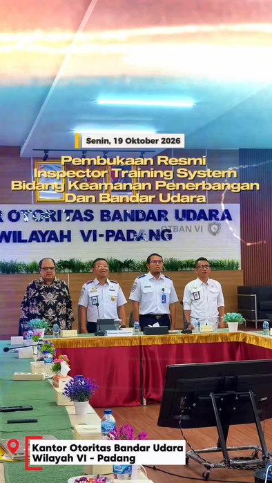 Tingkatkan Kompetensi Inspector, Perkuat Pengawasan Penerbangan Kantor Otoritas Bandar Udara Wilayah VI – Padang melalu…