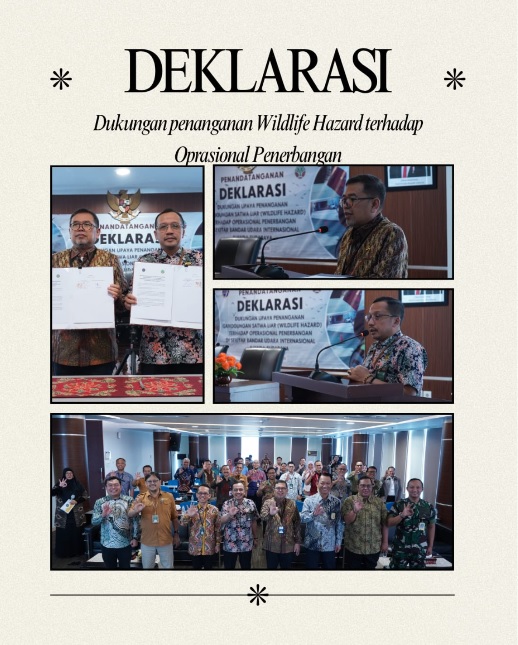 Deklarasi Dukungan Penanganan Gangguan Satwa Liar di Bandara Juanda