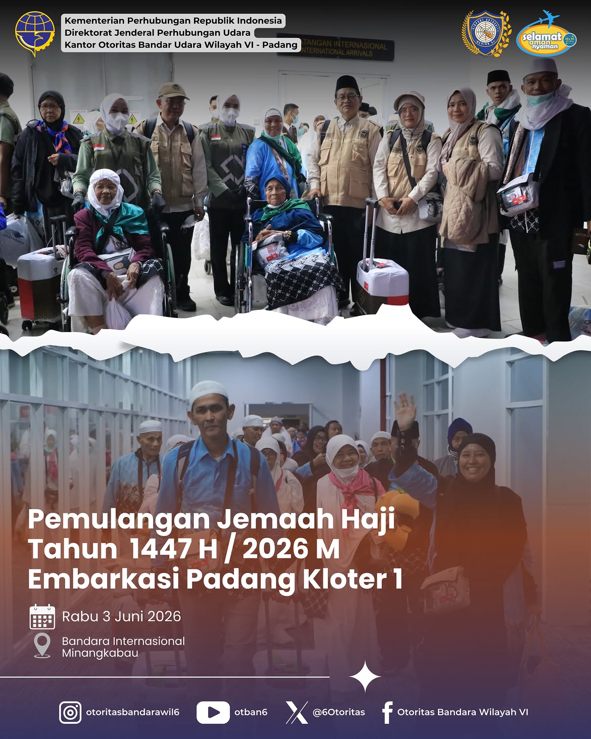PEMULANGAN JEMAAH HAJI TAHUN  1447 HIJRIAH/ 2026 M