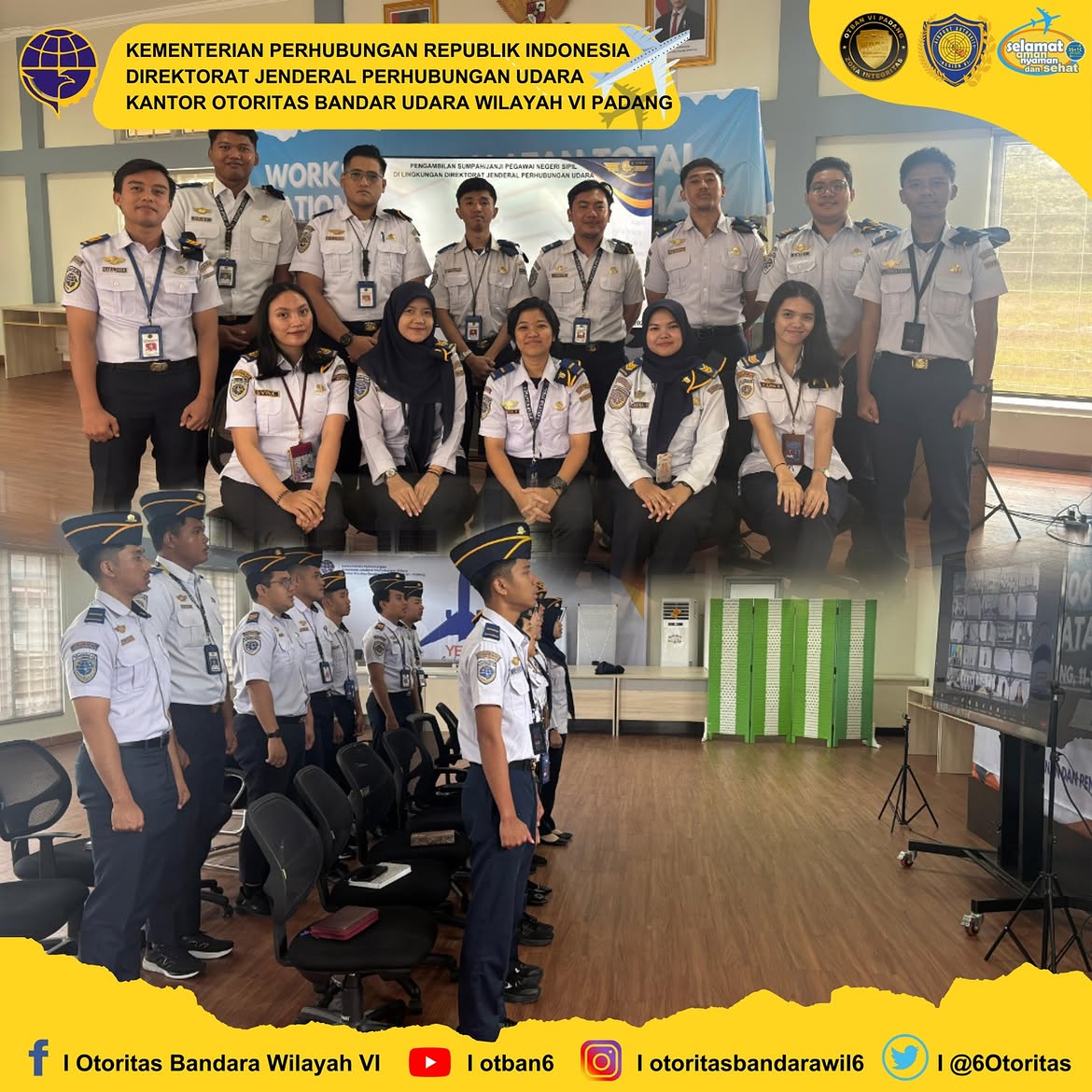 PENGAMBILAN SUMPAH/JANJI PNS DI LINGKUNGAN DIREKTORAT JENDERAL PERHUBUNGAN UDARA (09 JANUARI 2025)
