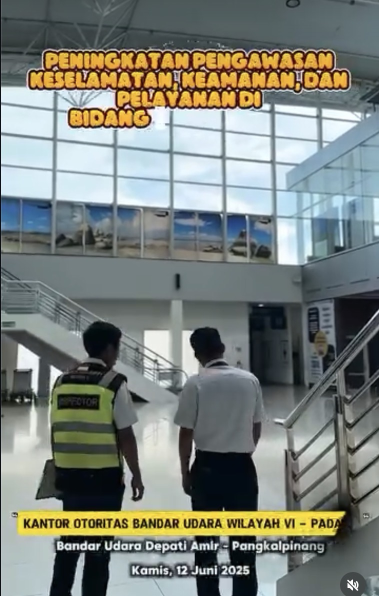 PENINGKATAN PENGAWASAN KESELAMATAN, KEAMANAN, DAN PELAYANAN DI BIDANG BANDAR UDARA (12 Juni 2025)