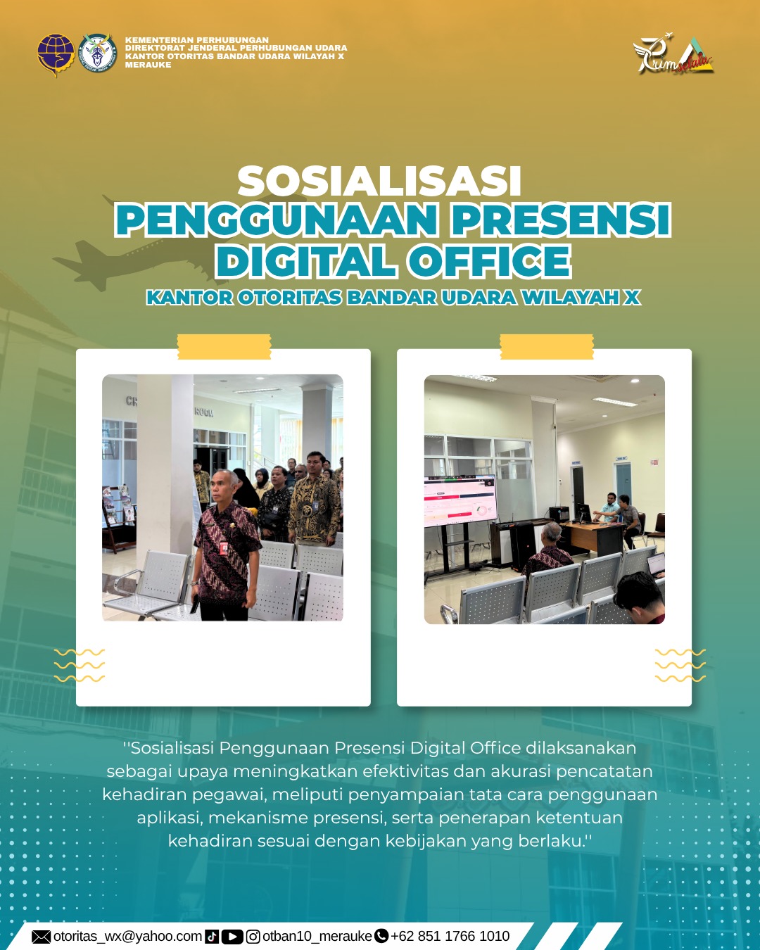 Sosialisasi Penggunaan Presensi Digital Office