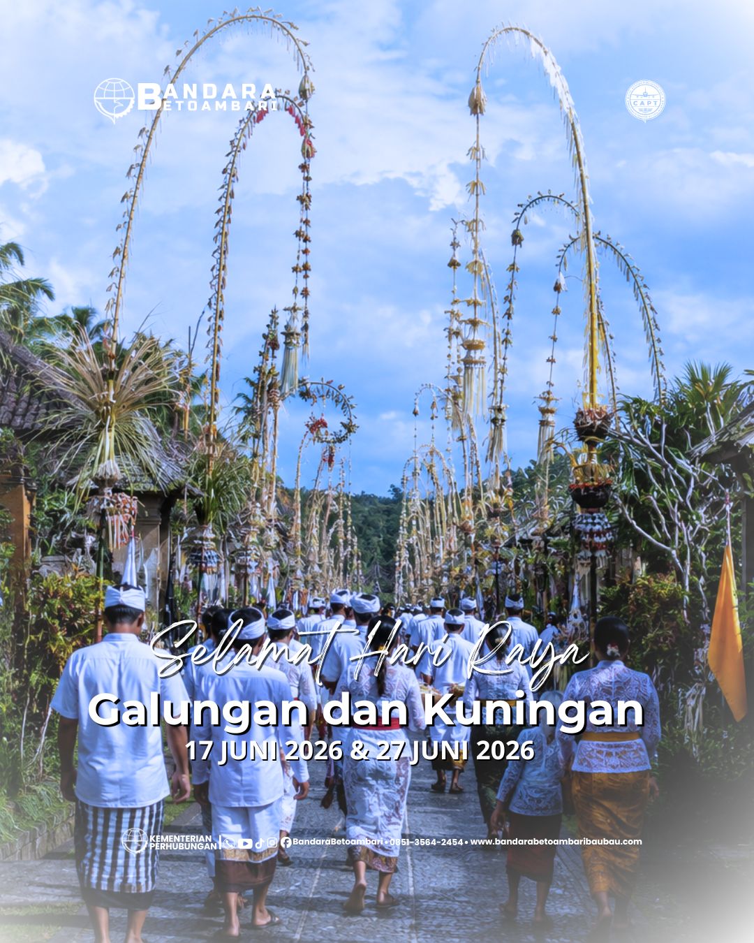 Peringatan Hari Galungan dan Kuningan 2026