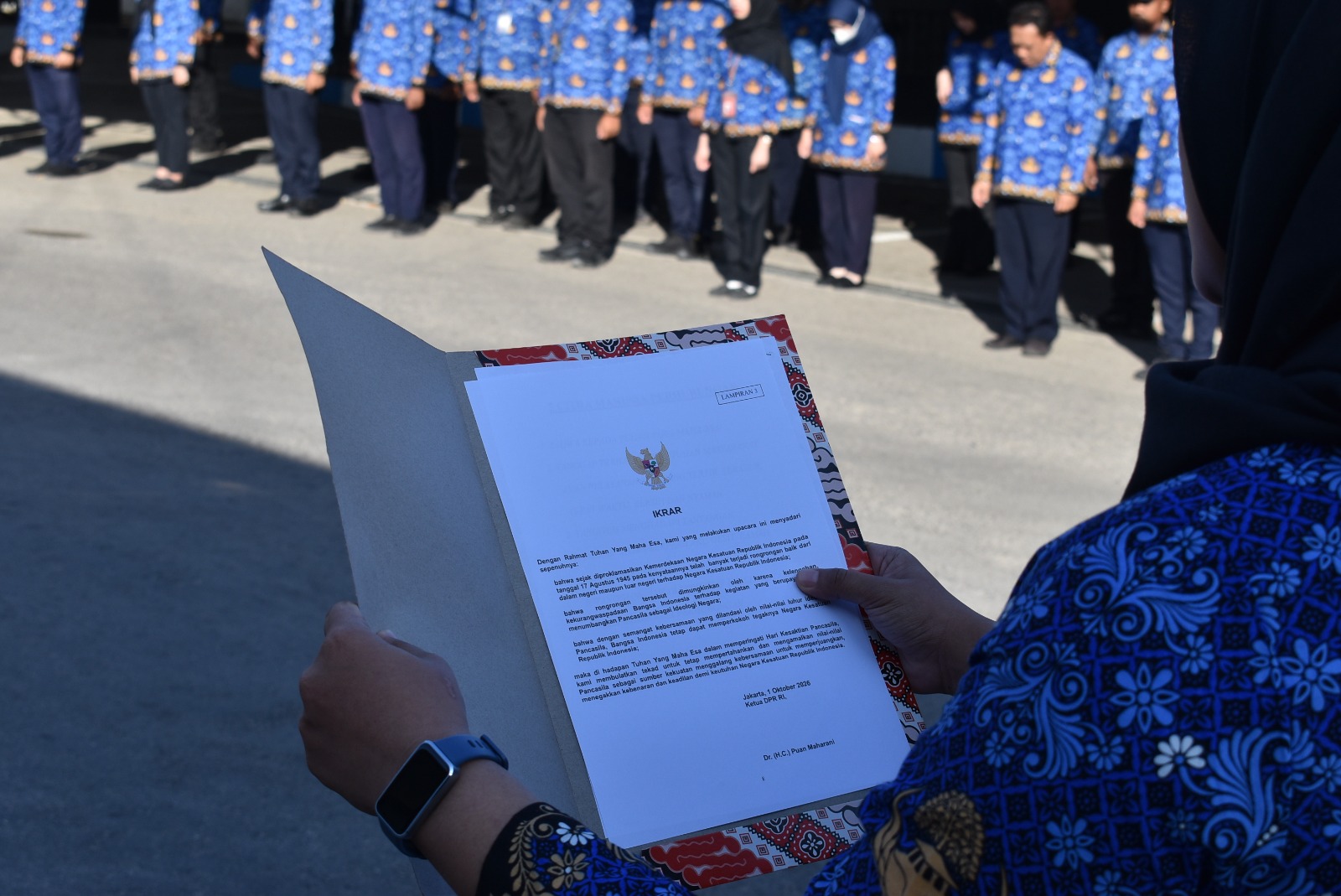 Gambar Berita dengan Judul Bandara Betoambari Gelar Upacara Hari Kesaktian Pancasila, Teguhkan Semangat Persatuan dan Pengabdian