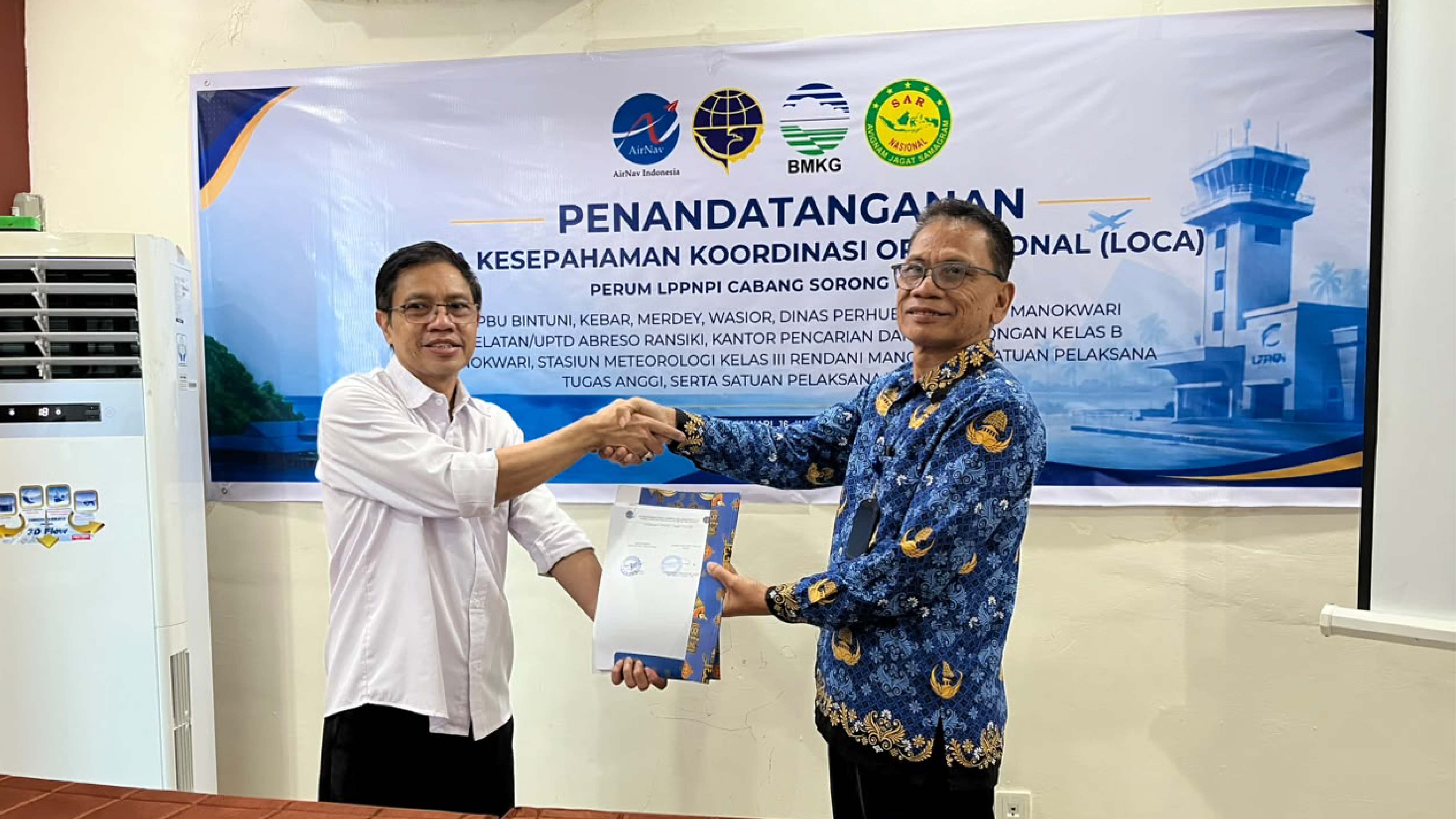 Gambar Berita dengan Judul Penandatanganan Nota Kesepahaman Koordinasi Operasional (LOCA)