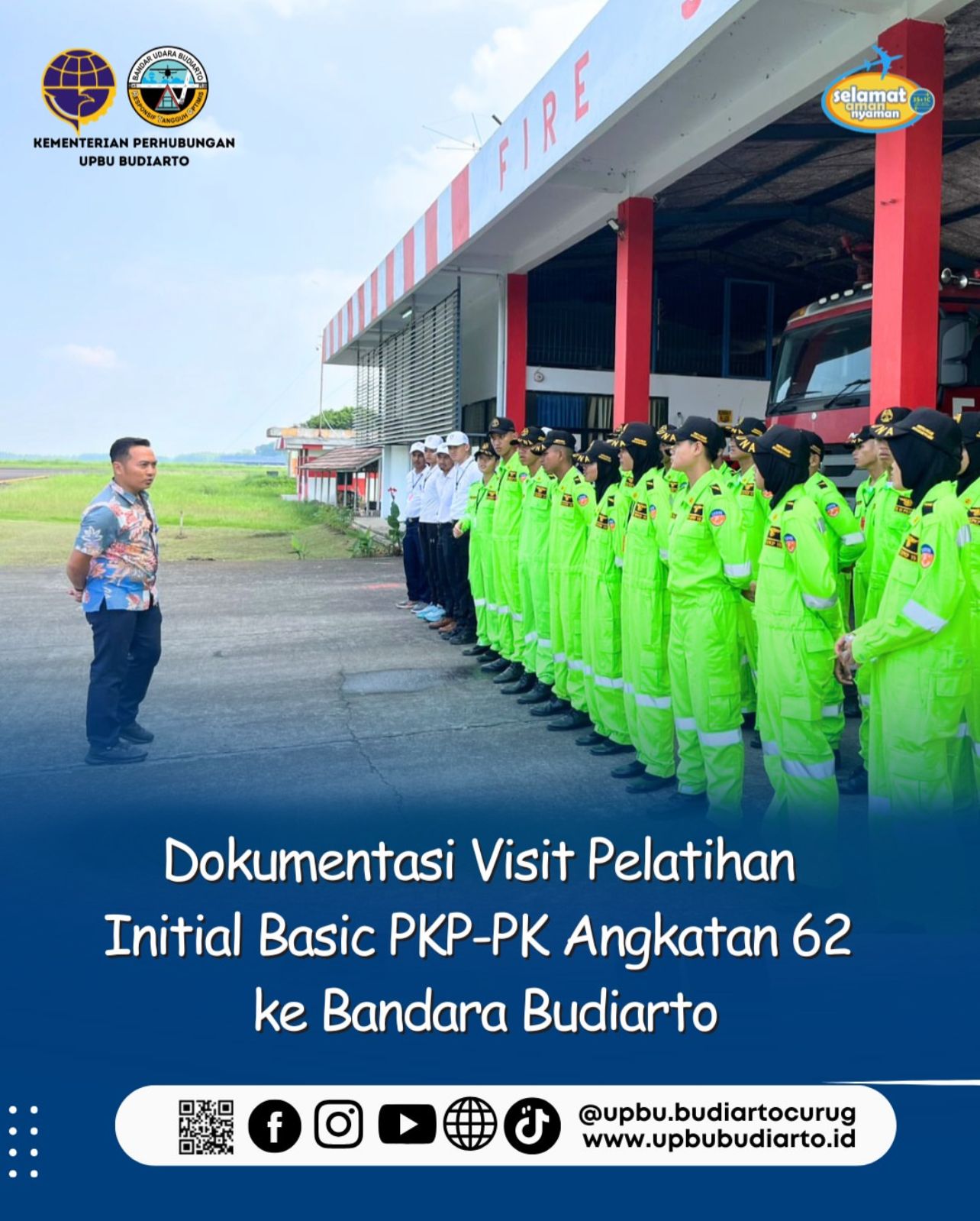 Gambar Berita dengan Judul Visit Bandara oleh Peserta Pelatihan Initial Basic PKP-PK