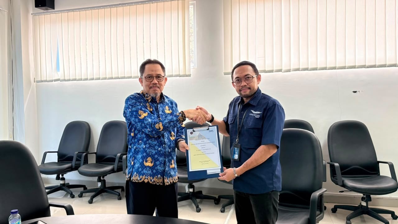 Gambar Berita dengan Judul Penandatanganan Perjanjian Sewa Menyewa antara UPBU Budiarto dengan PT. Aero Flyer Institute