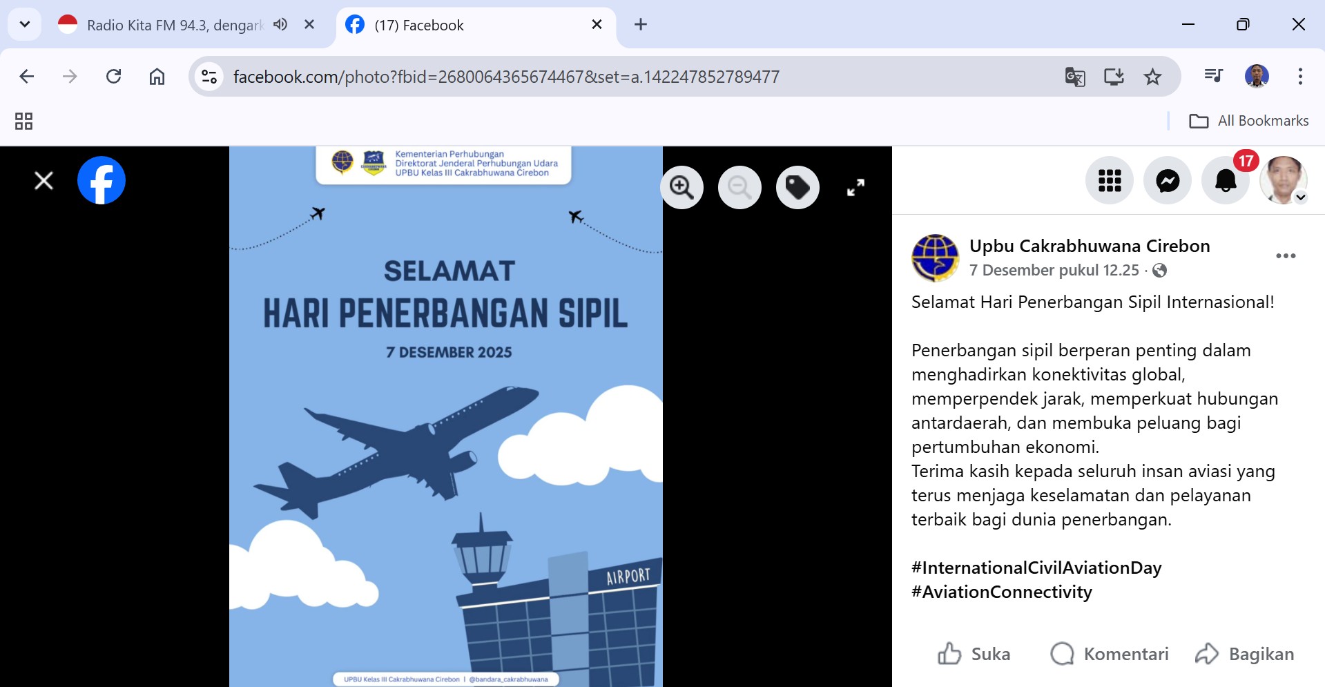 Hari Penerbangan Sipil Internasional