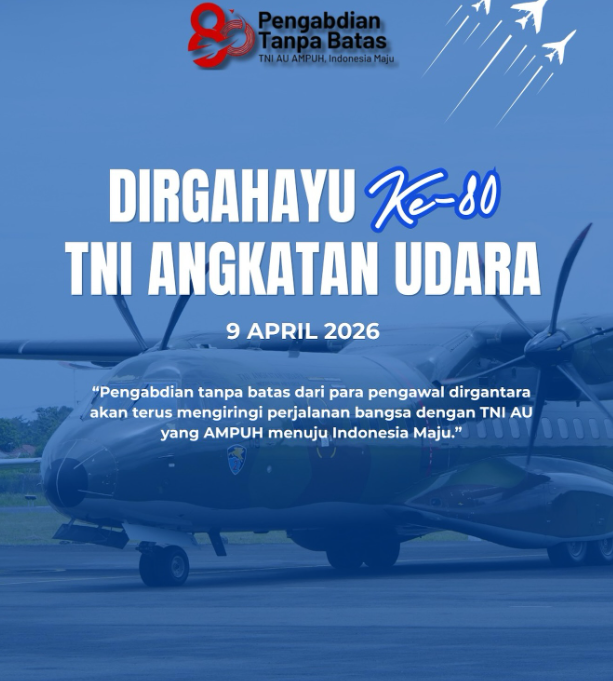 Dirgahayu ke-80 TNI Angkatan Udara