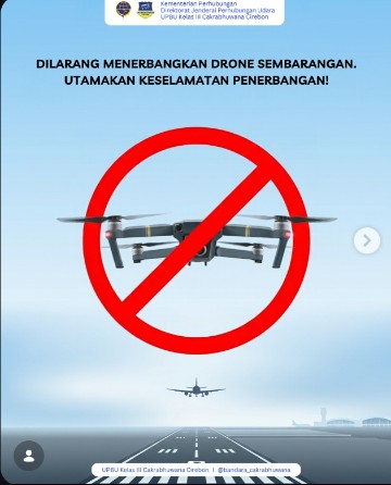 Gambar Berita dengan Judul Dilarang Menerbangkan Drone Semabarangan