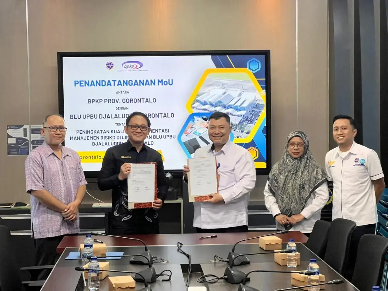 PENINGKATAN KUALITAS IMPLEMENTASI MANAJEMEN RISIKO DI BLU UPBU DJALALUDDIN GORONTALO BERSAMA BPKP PROVINSI GORONTALO