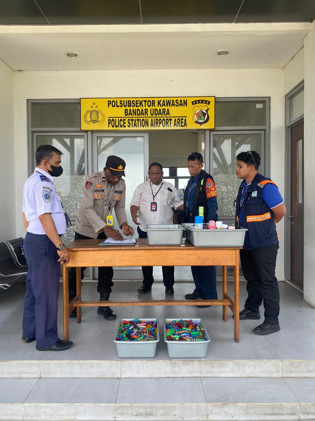 Gambar Berita dengan Judul Kegiatan Pemusnahan Barang Sitaan Avsec