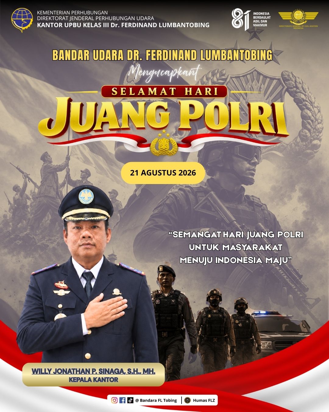 Gambar Berita dengan Judul SELAMAT HARI JUANG POLRI