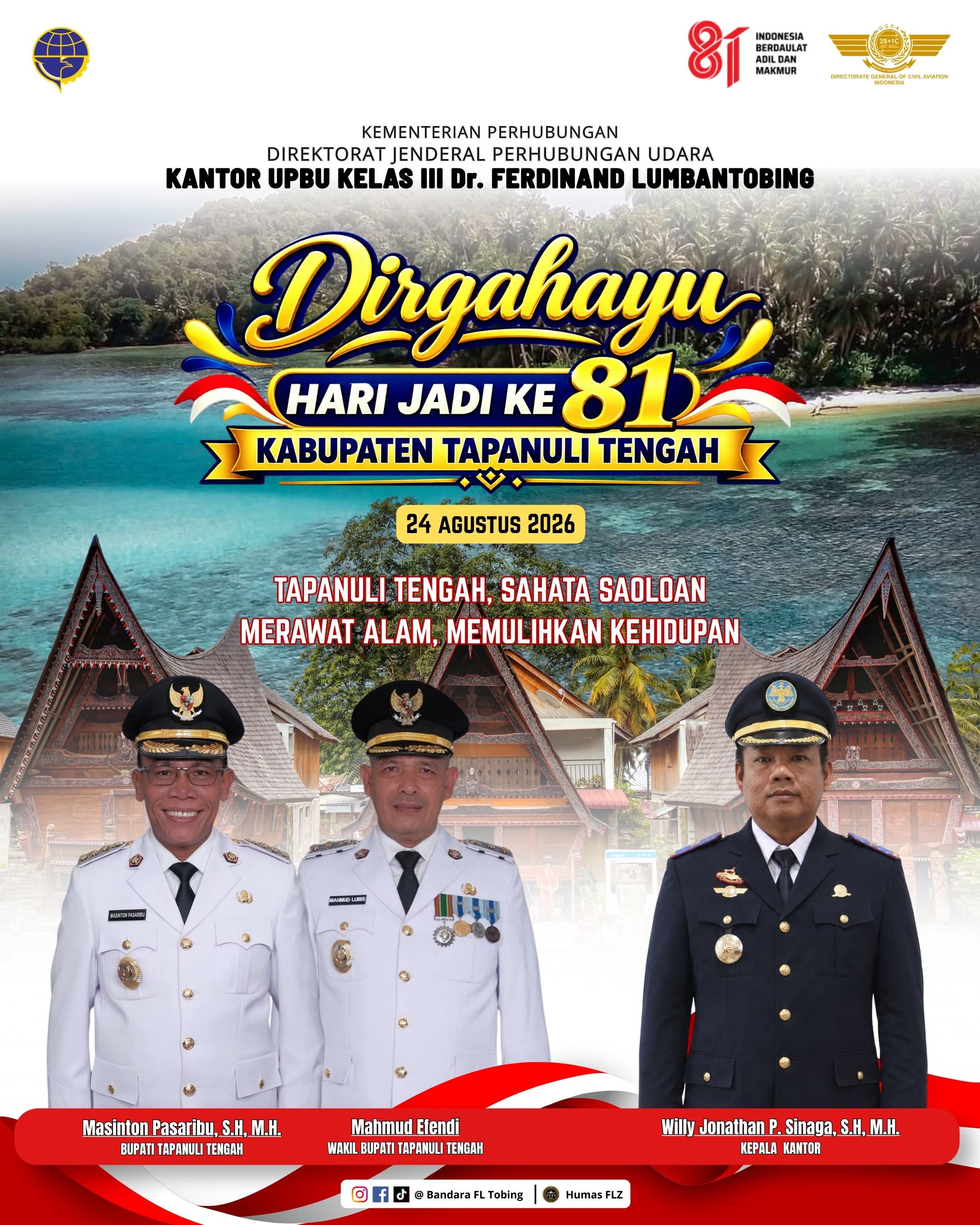 Gambar Berita dengan Judul DIRGAHAYU KE-81 KABUPATEN TAPANULI TENGAH