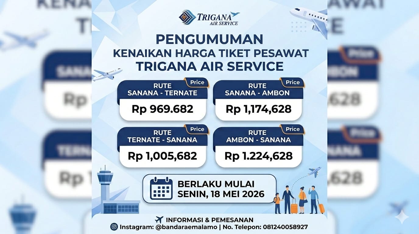 Gambar Berita dengan Judul Update Harga Tiket per 18 Mei 2026
