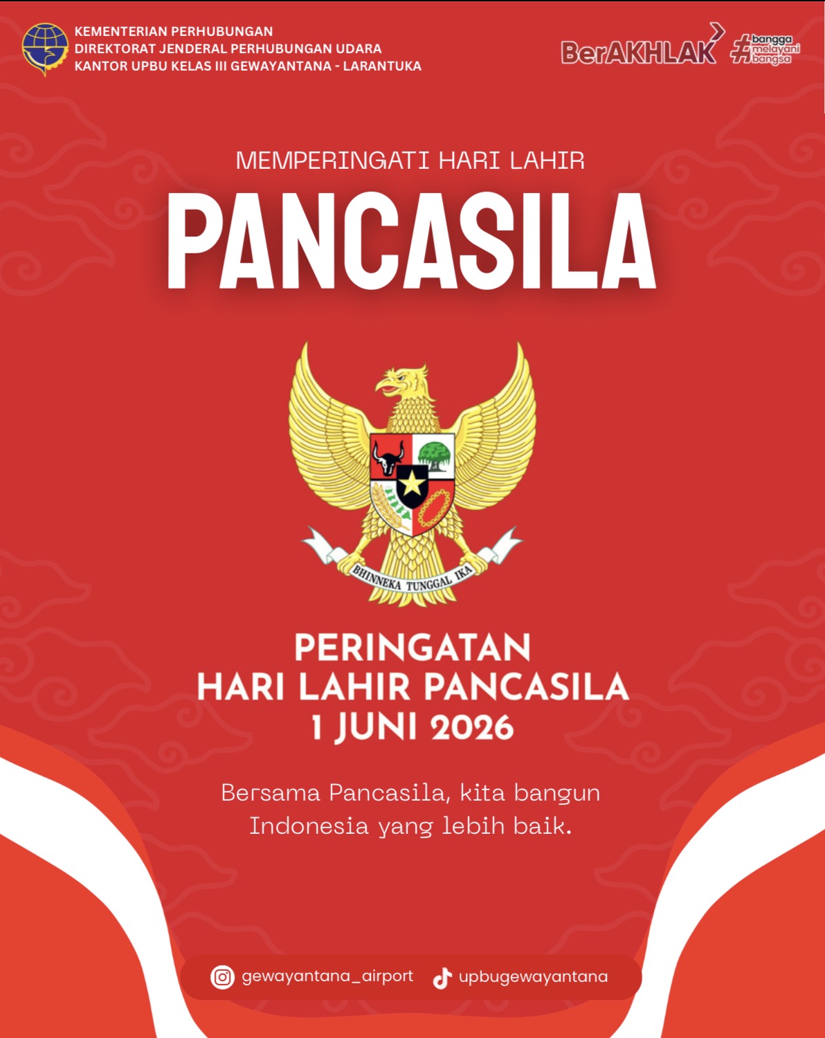 Selamat Hari Lahir Pancasila 1 Juni 2026