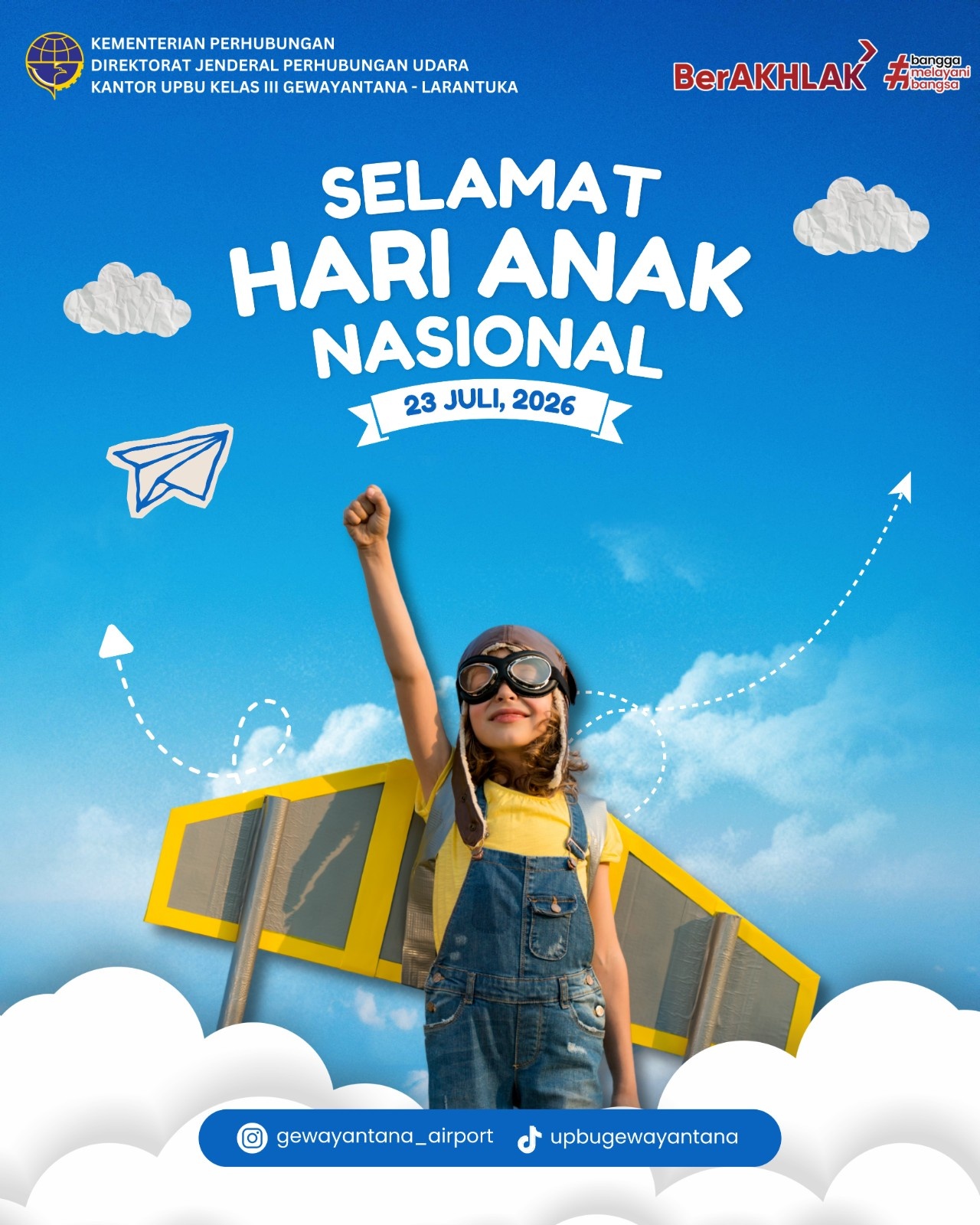 Gambar Berita dengan Judul Selamat Memperingati Hari Anak Nasional 2026