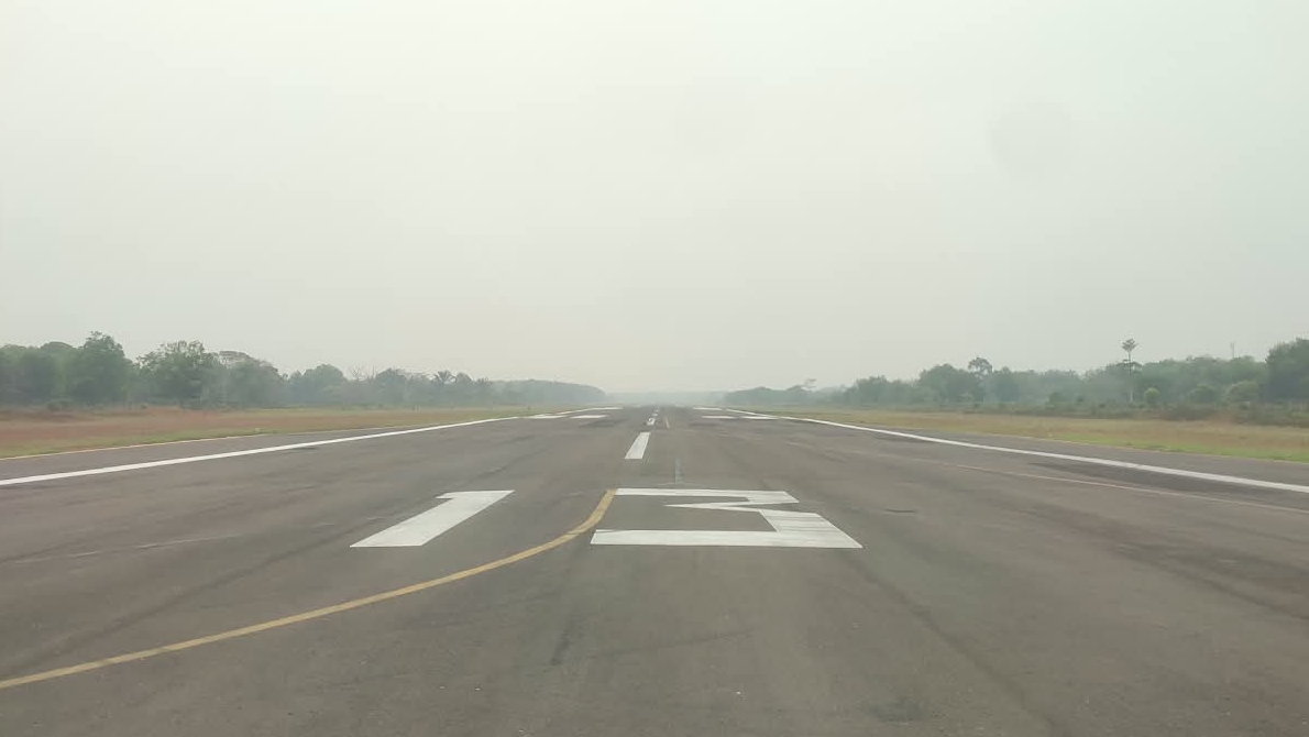 Kabut Asap Karhutla Ganggu Jarak Pandang, Keselamatan Penerbangan Jadi Prioritas