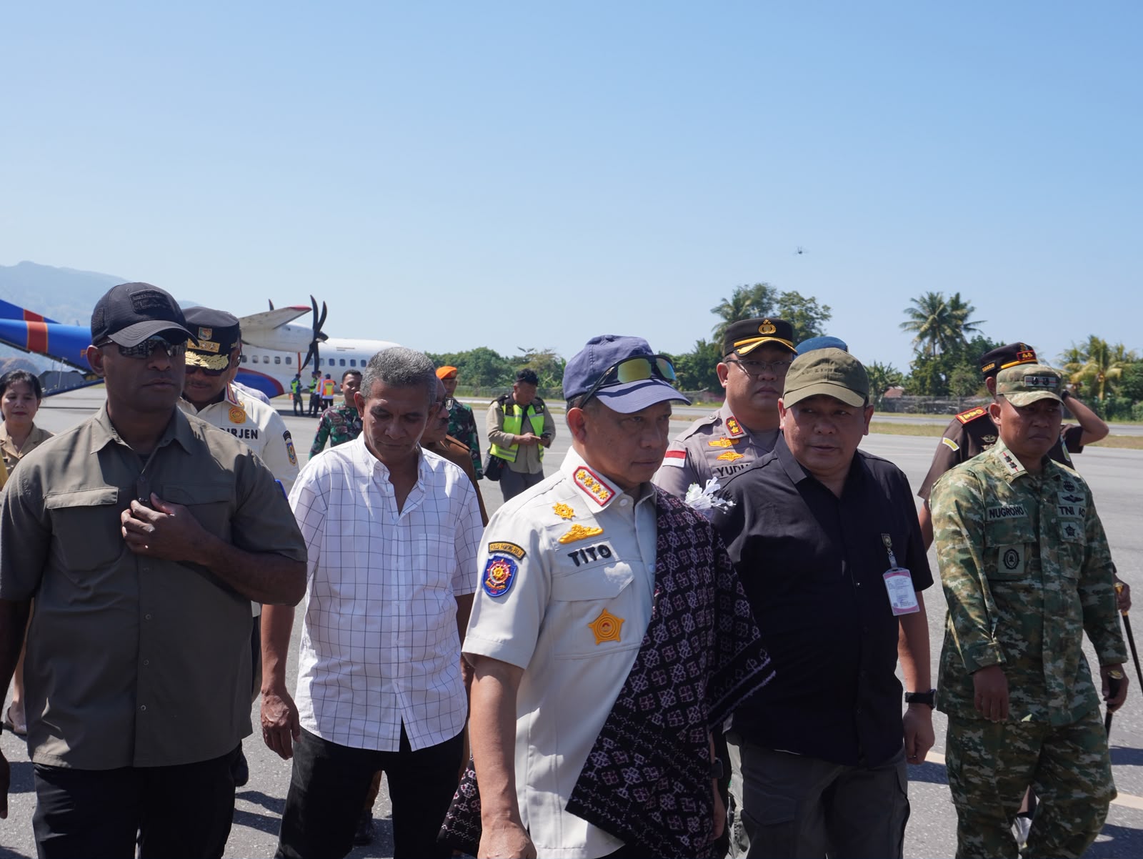Kunjungan Kerja Menteri Dalam Negeri RI Peninjauan Korban Gempa Bumi