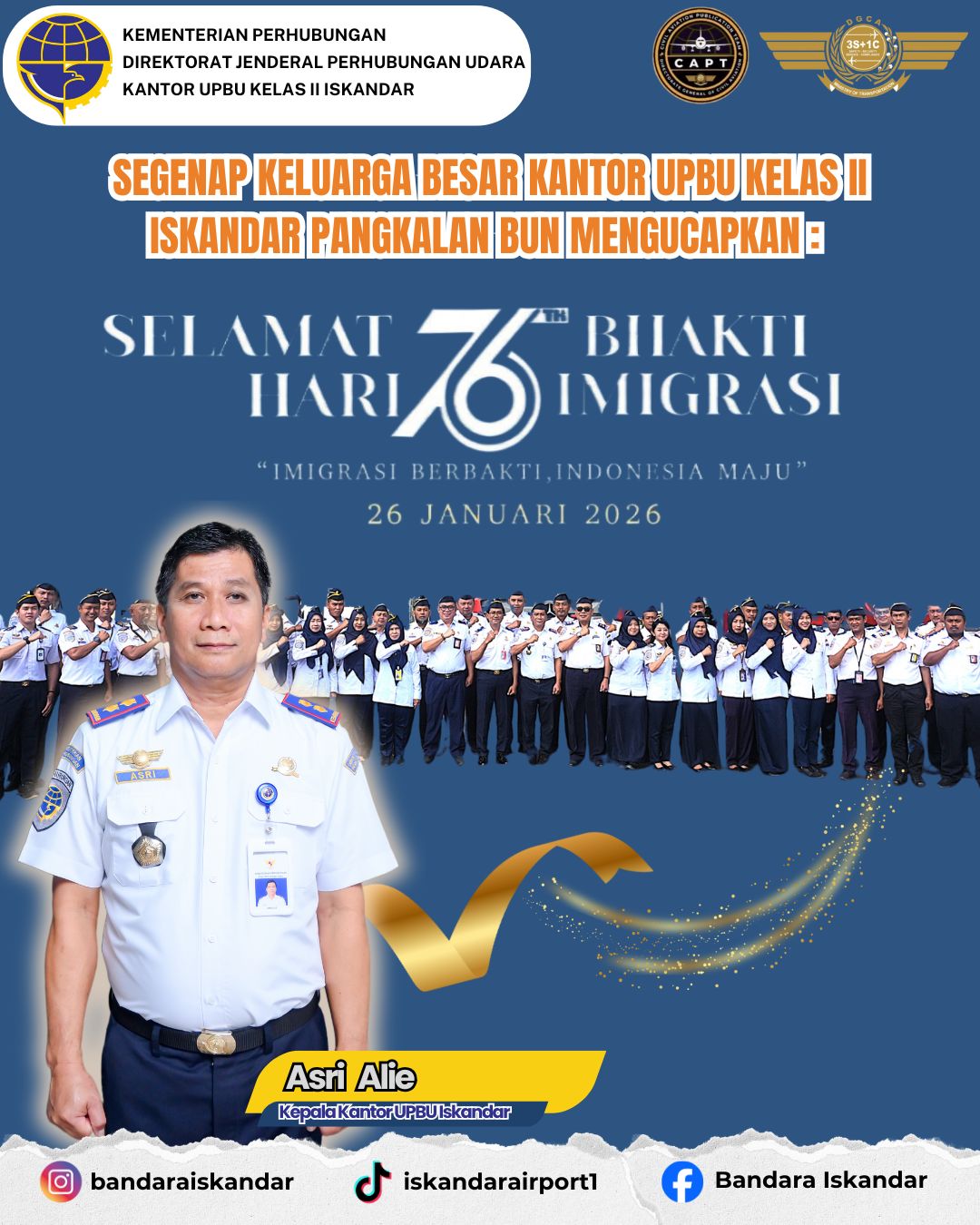 Hari Bhakti Imigrasi ke-76