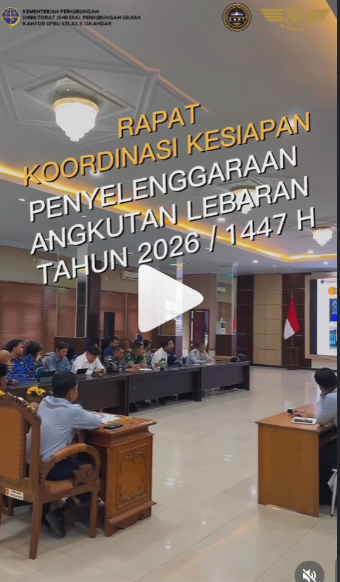 Rapat Koordinasi Kesiapan Angkutan Lebaran 2026 / 1447 H