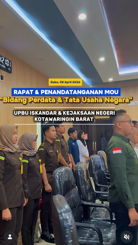 Rapat dan Penandatangan MOU Bidang Perdata dan Tata Usaha Negara