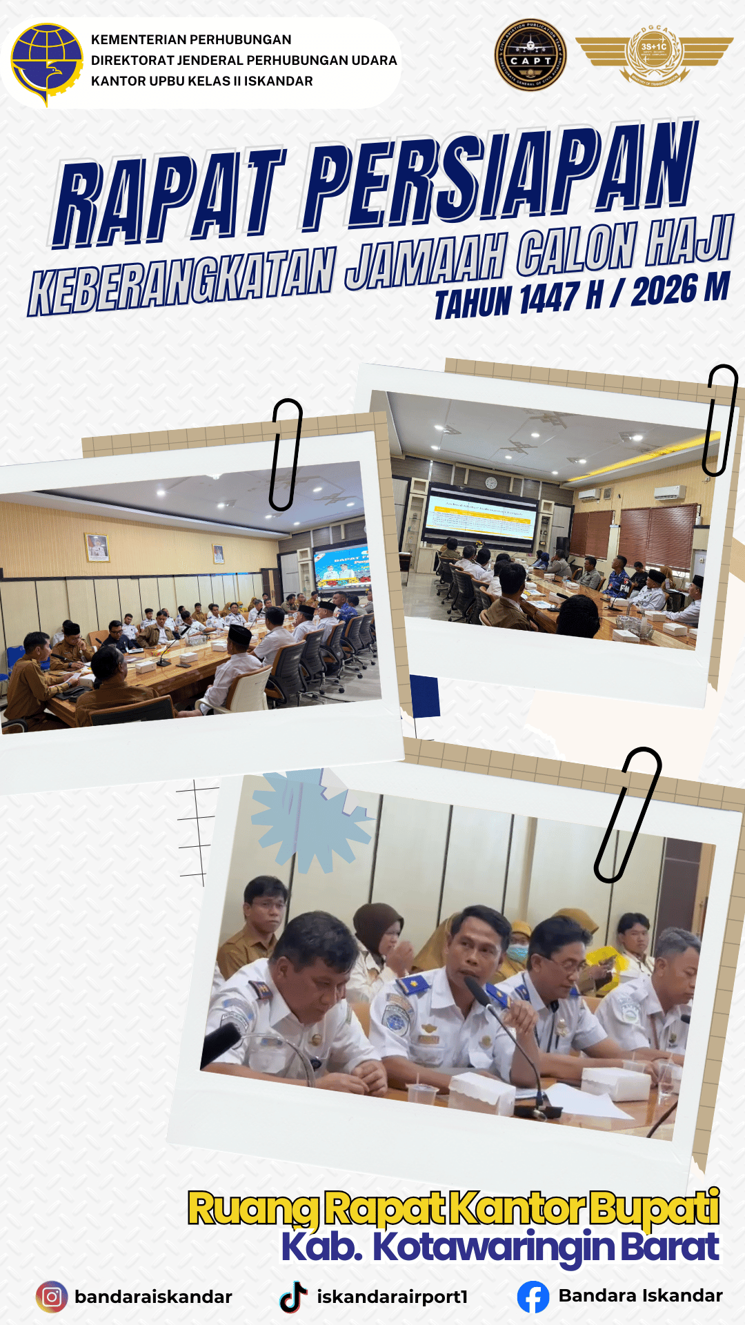 Gambar Berita dengan Judul Rapat Persiapan Keberangkatan Jamaah Calon Haji 1447 H / 2026 M