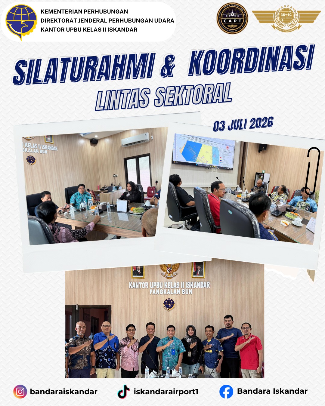 Gambar Berita dengan Judul Silaturahmi dan Koordinasi Lintas Sektoral