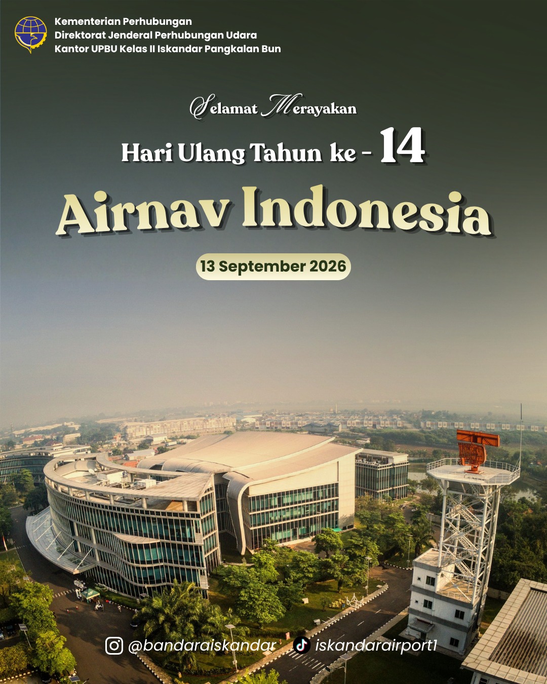 Dirgahayu Airnav Indonesia Ke-14