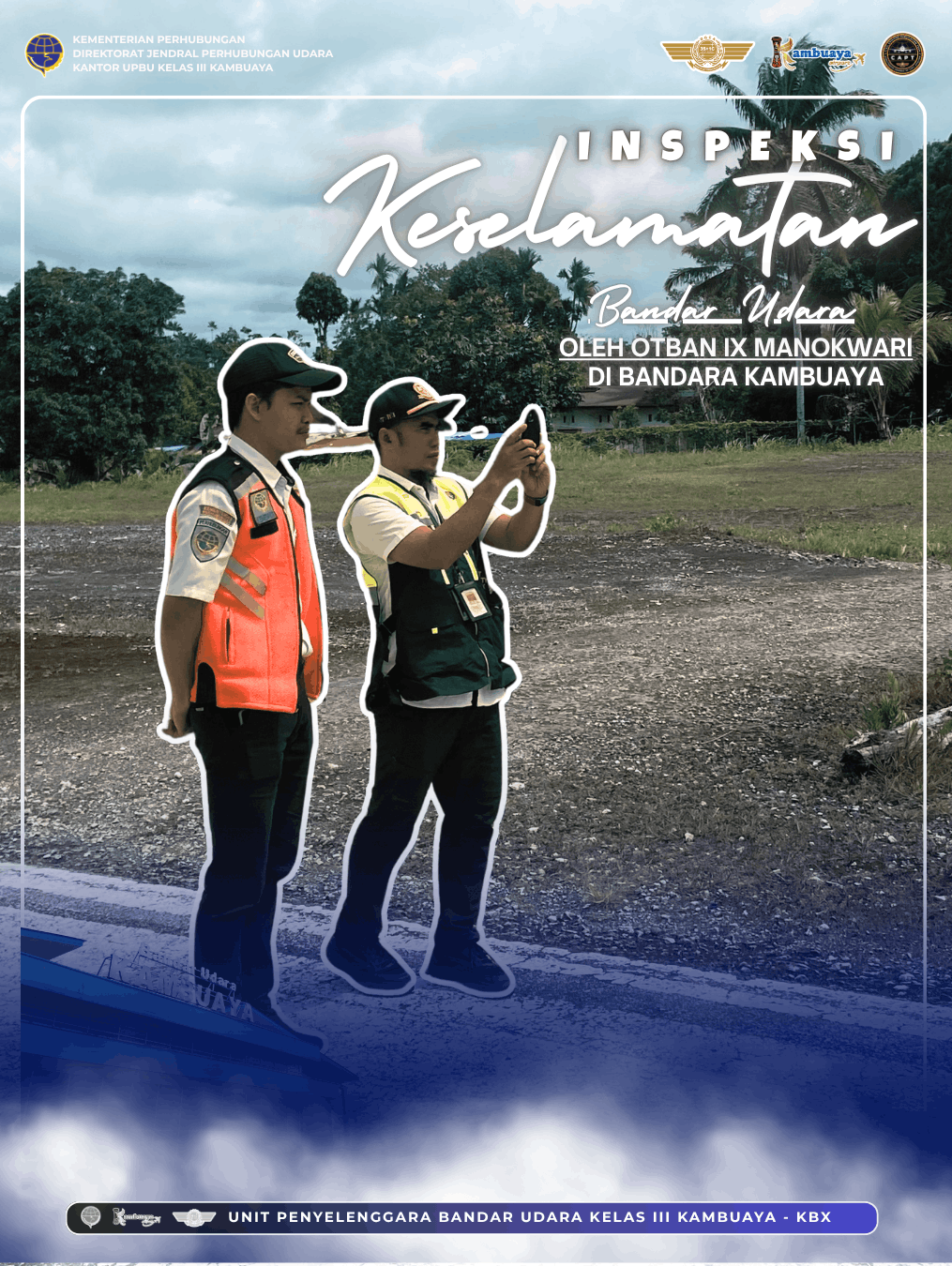 Gambar Berita dengan Judul Komitmen Keselamatan Penerbangan: Bandara Kambuaya Terima Kunjungan Tim Pengawas Otban Wilayah IX 🤝